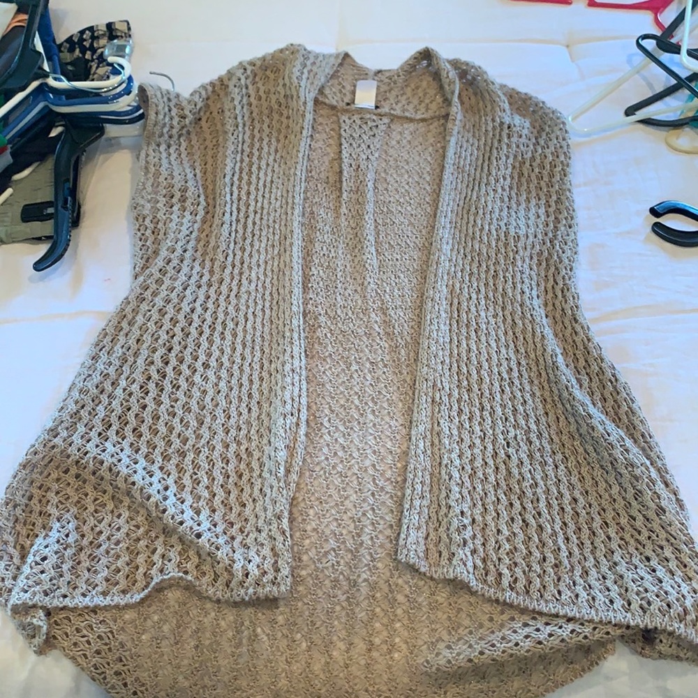 Women’s size Small short sleeve cardigan